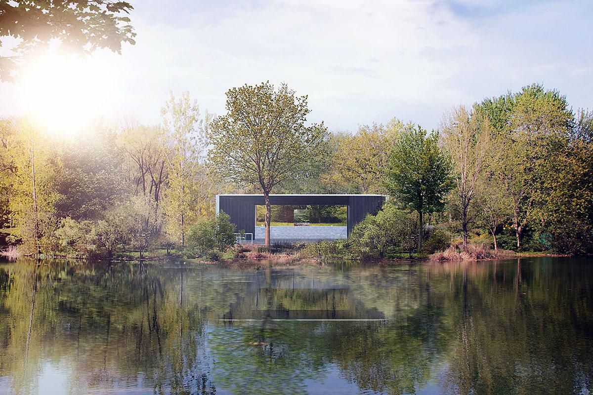 Le Théâtre de Verdure complètement remodelé. Crédit : Ville de Montréal