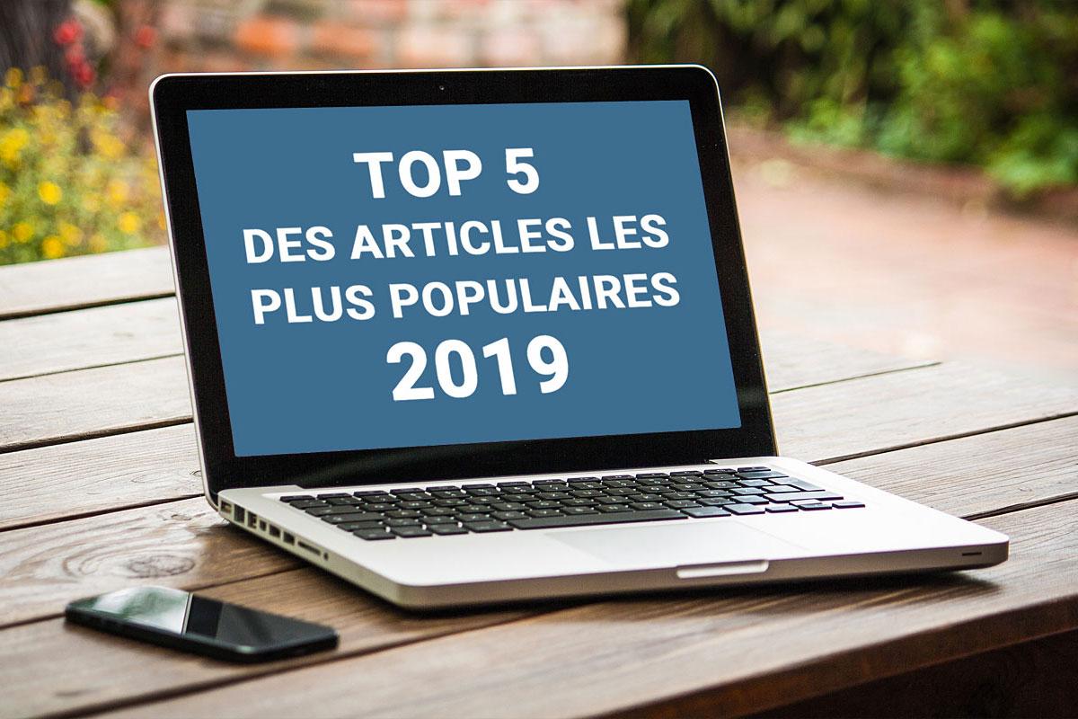 Top 5 des articles les plus populaires de 2019