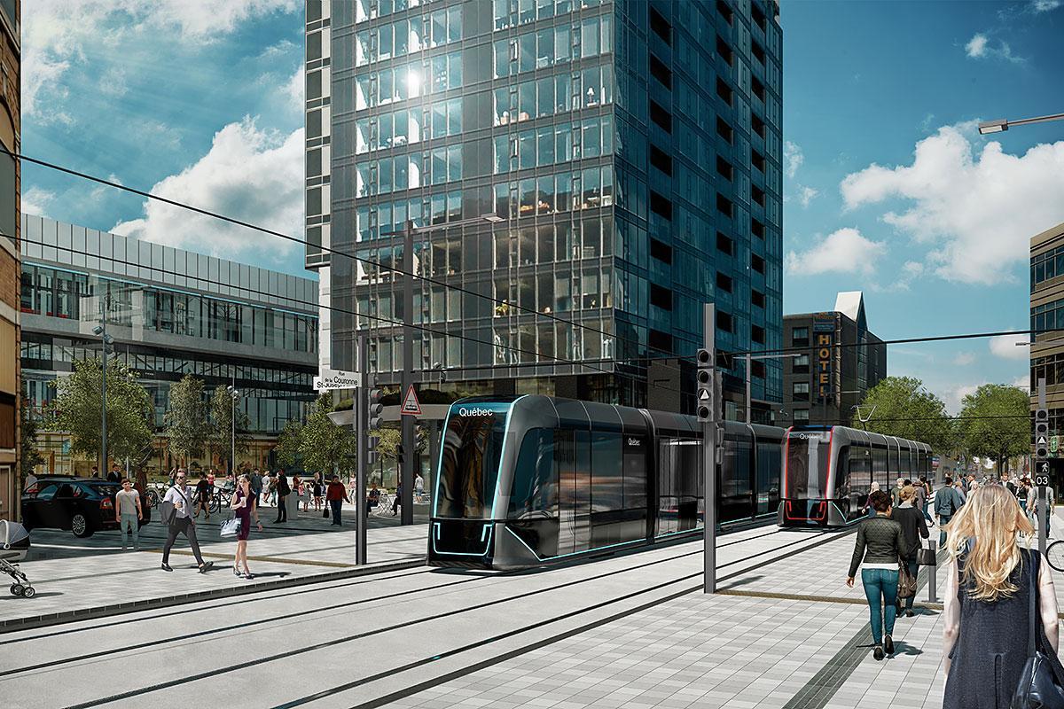 TramCité : CDPQ Infra présente les avancées réalisées. Crédit : Ville de Québec