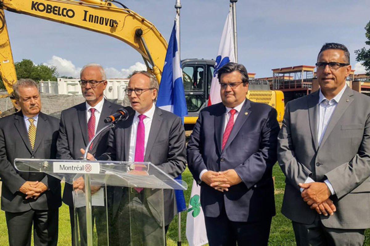 Travaux d’agrandissement à la bibliothèque de Pierrefonds