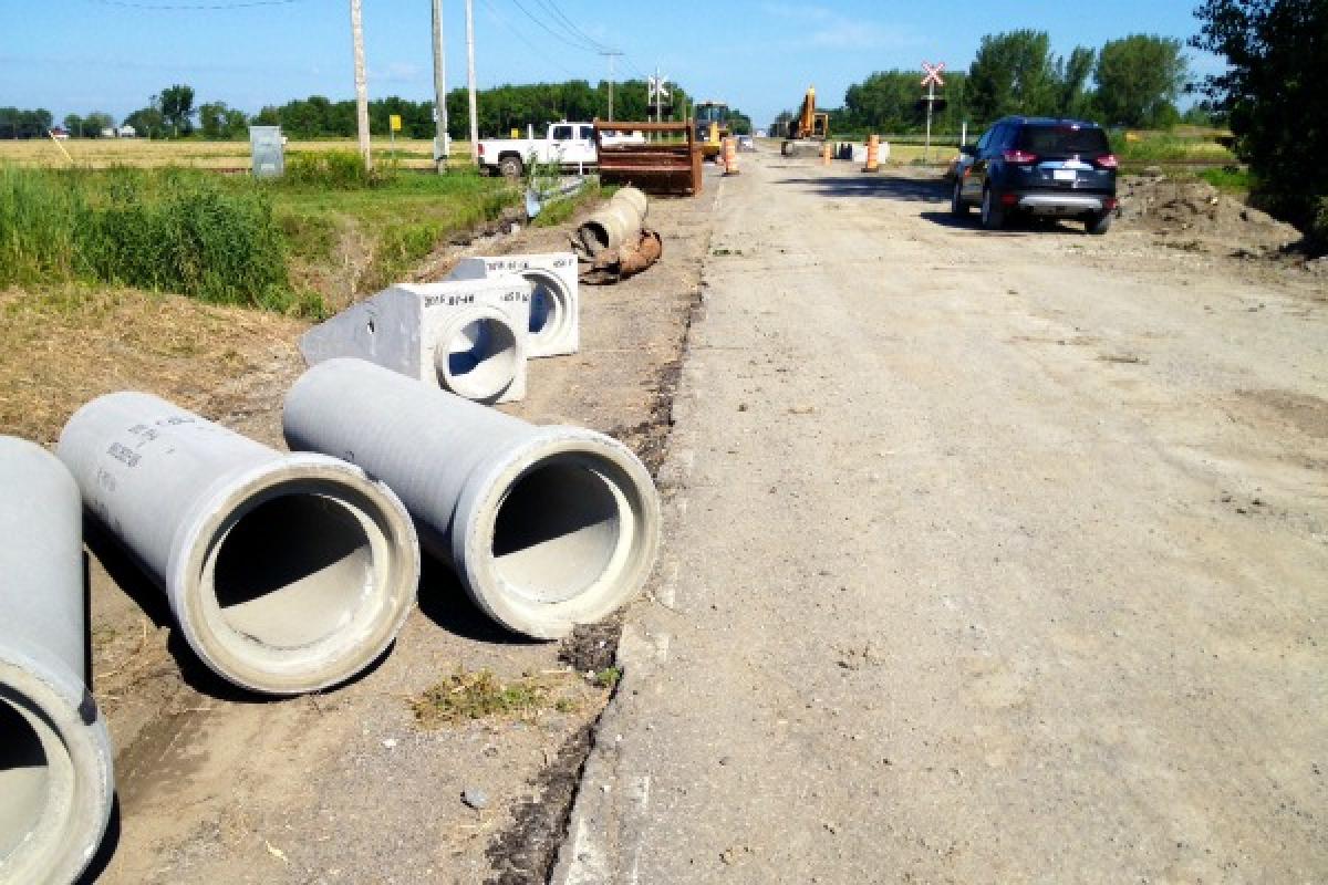 les travaux de reconstruction de la montée de la Baronnie ont été devancés et so