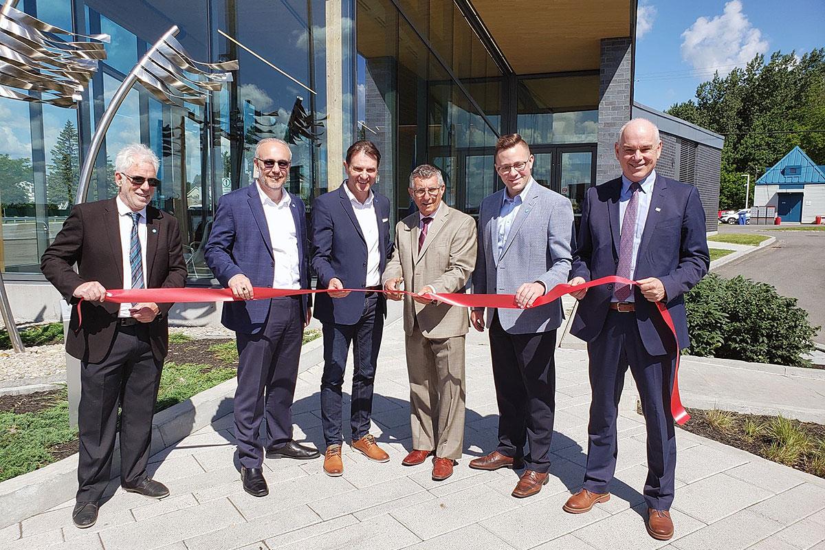 Inauguration de la nouvelle gare fluviale de Saint-Ignace-de-Loyola. Crédit : SQI