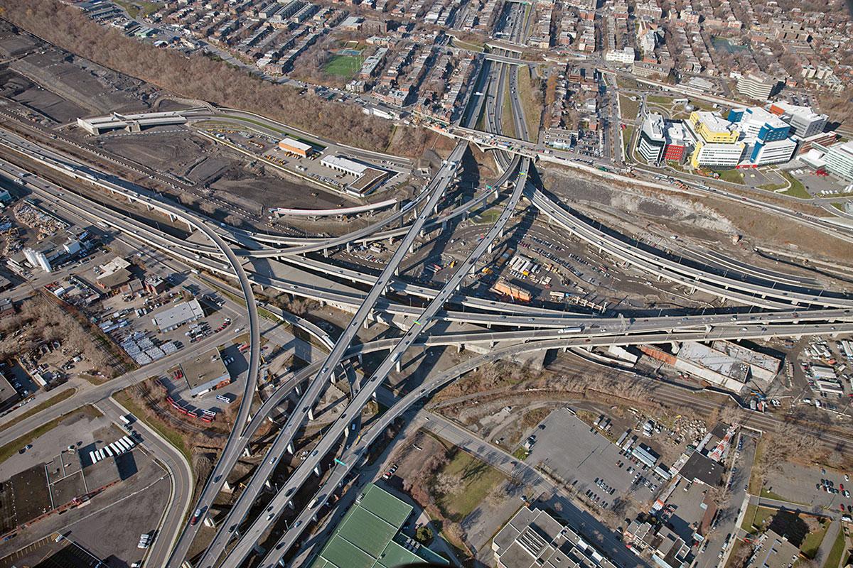 La mise hors fonction de l’échangeur Turcot a pris fin en décembre 2018. Photo : Ministère des Transports du Québec