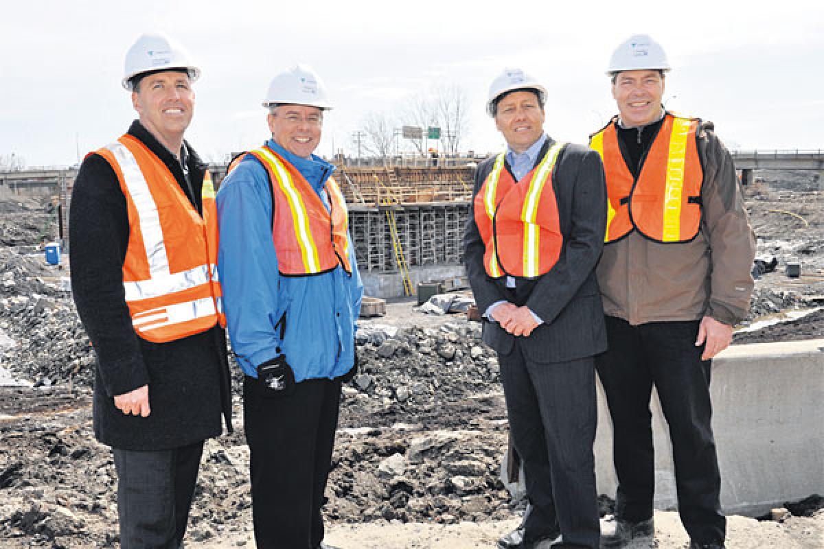 L’équipe du bureau de projet Turcot. 