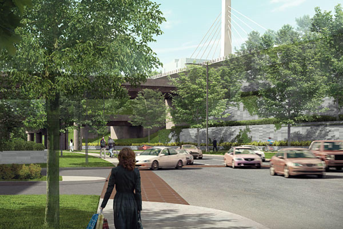 Le projet Turcot à l’étape du mégachantier - Photo : MTQ