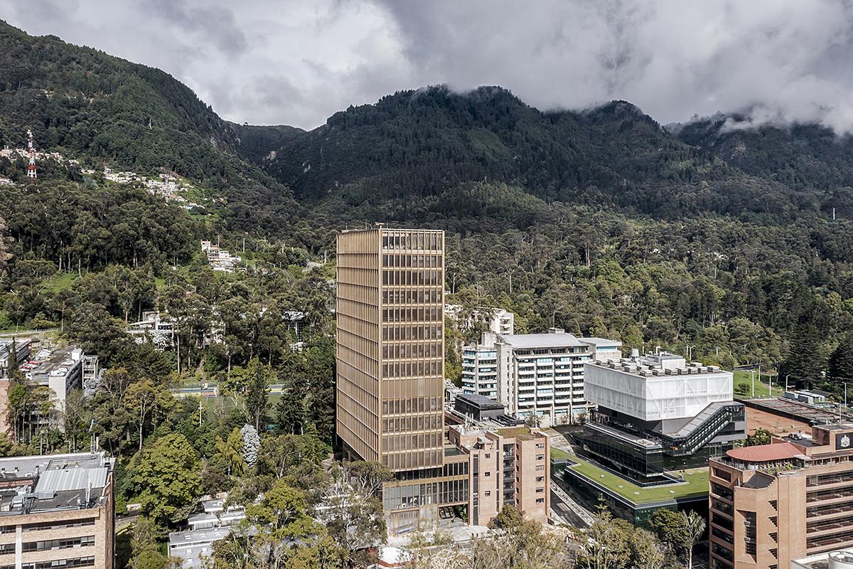 Prouesses techniques et durabilité pour une tour de Bogota. Crédit : @alejoarango_pr