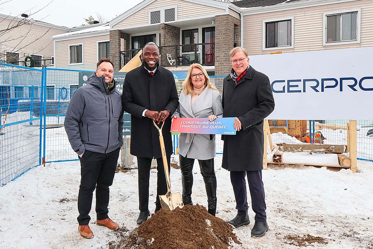 Sainte-Julie : lancement du chantier de la Villa de l'Amitié. Crédit : SHQ