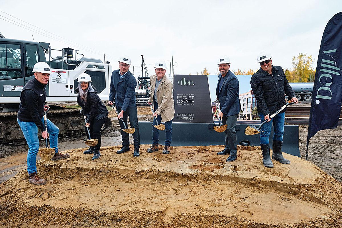 Le Groupe LIVE amorce la construction du projet Le Villea à Blainville. Crédit : Groupe LIVE