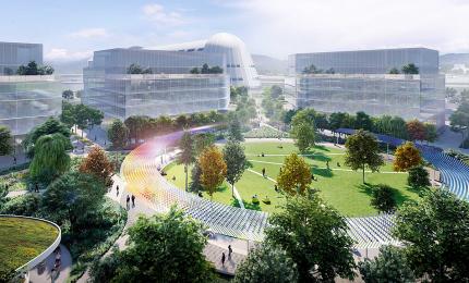 Le Centre spatial de Berkeley. Crédit : HOK