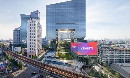 Un nouveau poumon vert et culturel pour Bangkok avec Cloud 11. Crédit : StudioSZ Photo / Justin Szeremeta