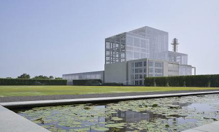 Un campus zéro déchet pour un avenir plus vert en Inde. Crédit : INI Design Studio