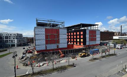Agrandissement et modernisation de l'Hôpital de Verdun. Crédit : Centre intégré universitaire de santé et de services sociaux du Centre-Sud-de-l’Île-de-Montréal