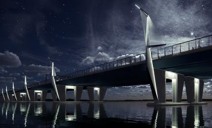 Reconstruction et élargissement du pont de l’Île-aux-Tourtes. Crédit : Ministère des Transports et de la Mobilité durable