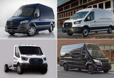 Fourgonnettes et fourgons : des alliés de taille pour les entrepreneurs. Photos : Mercedes-Benz Sprinter, Ram, Ford