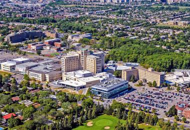 Agrandissement et modernisation de l’Hôpital Maisonneuve-Rosemont. Crédit : Jodoin Lamarre Pratte architectes