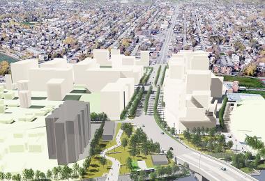 Le secteur Cartier en pleine transformation à Laval. Crédit : Ville de Laval