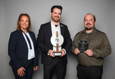 Le Prix Visionnaire a été attribué à HH Angus pour la ferme piscicole Opercule à Montréal. Crédit : AFG