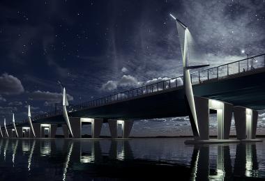 Reconstruction et élargissement du pont de l’Île-aux-Tourtes. Crédit : Ministère des Transports et de la Mobilité durable