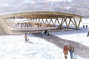 Lancement des travaux du nouveau Polydôme de Varennes. Crédit : Ville de Varennes
