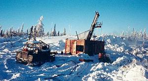 Forage sur le projet Poste Lemoyne de Virginia Mines. Source : Virginia Mines