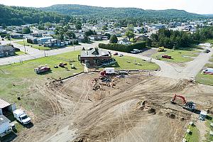 Une nouvelle piste pour l’aéroport de La Tuque. Crédit : Ville de La Tuque