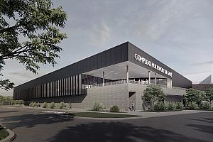 Gaspé dévoile les plans préliminaires de son futur aréna. Crédit : ABCP Architecture