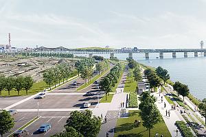 Transformation de l’autoroute Bonaventure : début des travaux en septembre 2025. Crédit : Les Ponts Jacques Cartier et Champlain Incorporée