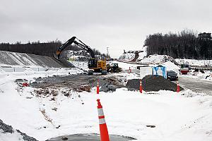 Le chantier d'élargissement de l'autoroute 50 progresse. Crédit : Ministère des Transports et de la Mobilité durable du Québec