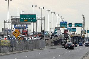 Reprise de la réparation de l'autoroute Métropolitaine