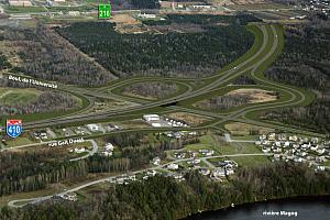 Inauguration d'un tronçon de l'autoroute 410