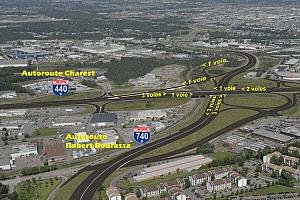 Fin des travaux de réaménagement des autoroutes Charest et Robert-Bourassa