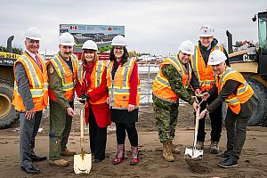 Investissement de 131 M$ à la Base des Forces canadiennes Bagotville. Crédit : Ministère de la Défense nationale