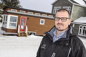 Benoît Tremblay, président du mouvement québécois des minimaisons. - Photo : Gi