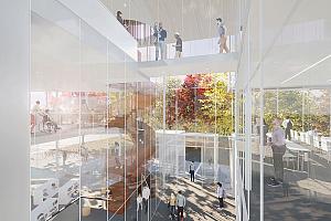 Bibliothèque et centre communautaire de Marieville : en adéquation avec l’histoire agricole de la région. Crédit :Anne Carrier architecture