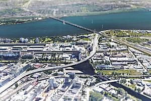 Le secteur Bridge-Bonaventure, à Montréal - Image : Groupe CNW/Office de consultation publique de Montréal