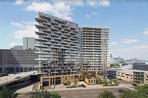 Cadillac Fairview entreprend la construction d’un projet de logements locatifs. Crédit : Cadillac Fairview