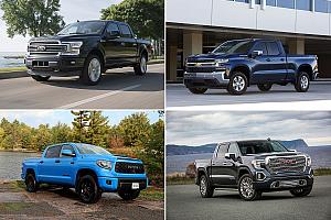 Ford F150 - Photo de Ford, Chevrolet Silverado - Photo de GM, Toyota Tundra - Photo de Toyota, GMC Sierra  - Photo de GM