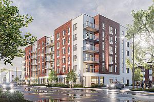 Le Carré Radisson : une nouvelle offre locative au centre-ville de Trois-Rivières. Crédit : Thrace Valeur Immobilière