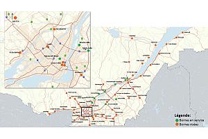 Le Circuit électrique dévoile les emplacements de 50 bornes de recharge rapide