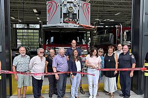Bromont inaugure sa nouvelle caserne de pompiers. Crédit : Ville de Bromont