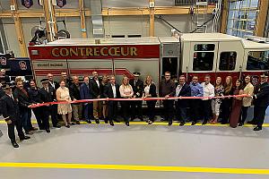 Contrecœur inaugure une nouvelle caserne de pompiers. Crédit : Ville de Contrecoeur