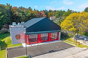 Saint-Ubalde inaugure sa nouvelle caserne de pompiers. Crédit : Construction Côté et Fils