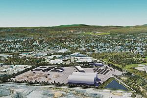 Un centre unique au Québec pour traiter et réutiliser les sols contaminés. Crédit : Artelia