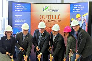 Coup d'envoi des travaux d'agrandissement et de réaménagement du CFP Jonquière