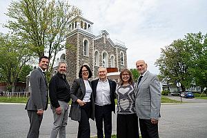 Une ancienne église reconvertie en logements adaptés. Crédit : SHQ