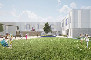 Deux nouvelles écoles pour le Centre de services scolaire de la Côte-du-Sud. Crédit : Onico - Architecture / Design tactique