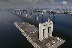 Déconstruction du pont Champlain. Crédit : PJCCI