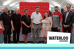 Waterloo inaugure un nouveau dôme de tennis. Crédit : Ville de Waterloo