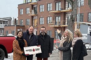 Trois-Rivières : plus de 9 M$ pour construire 20 logements abordables. Crédit : Daniel Jalbert Photographe