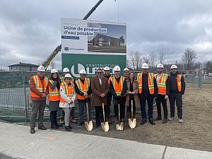 Une nouvelle usine de production d'eau potable à Saint-Lin-Laurentides. Crédit : Ville de Saint-Lin-Laurentides